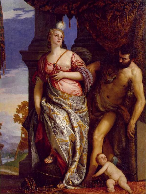 VERONESE (Paolo Caliari) Allegory of Wisdom and Strength wt Spain oil painting art